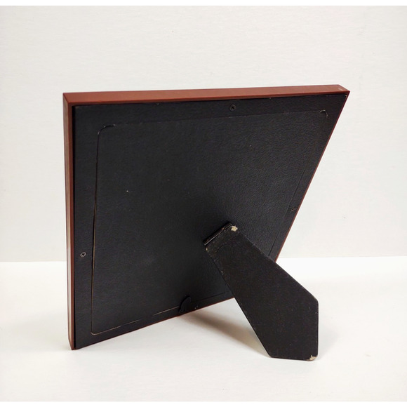 Wood Look Family Collage 5 Opening Table Top Photo Frame Smooth Beveled w Glass - Picture 6 of 7